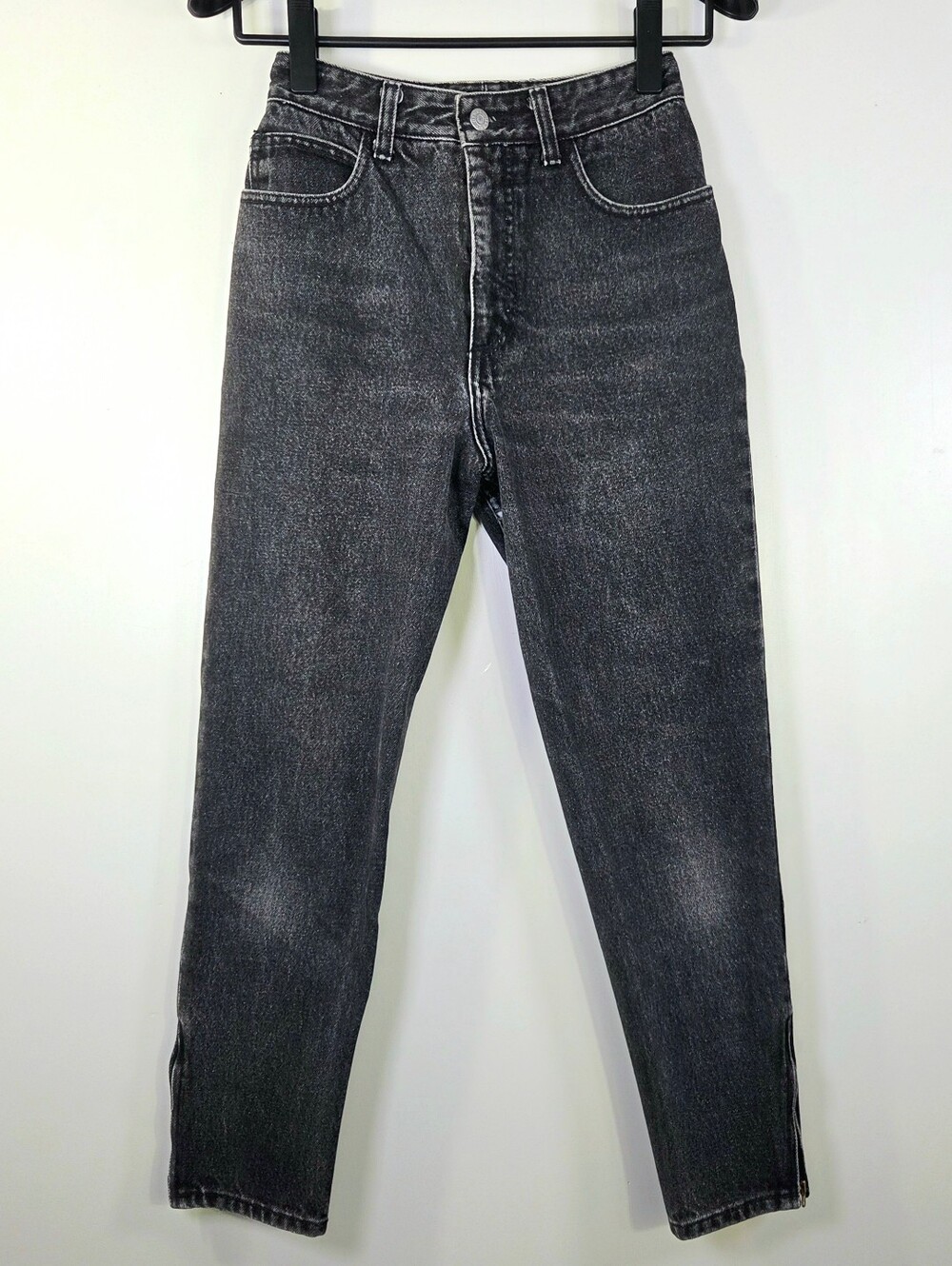 RARE VINTAGE 80s/90s GUESS BY GEORGES MARCIANO HIGH RISE ANKLE ZIP MOM JEANS.